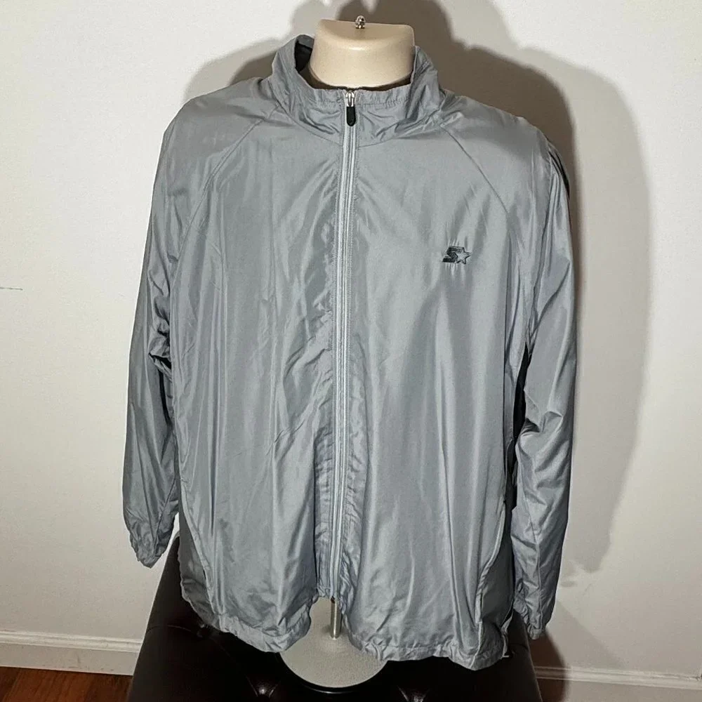 Men's Gray Starter Jacket - XL (46-48)